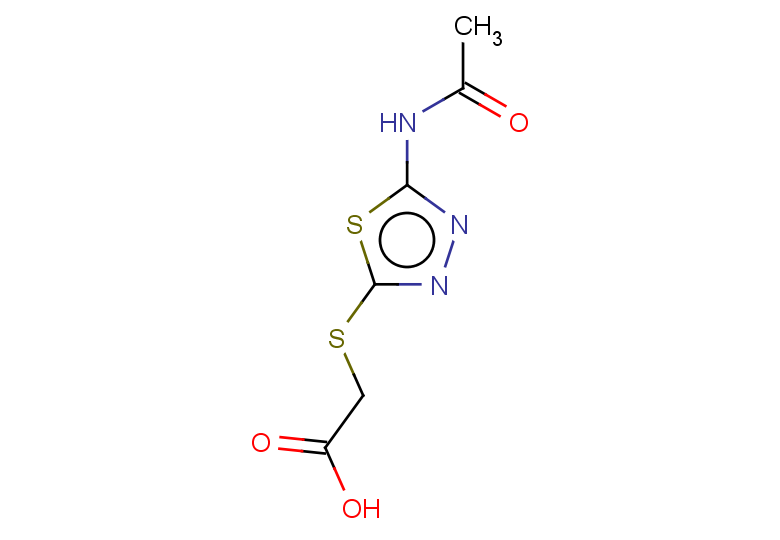 2-[(5-acetamido-1,3,4-thiadiazol-2-yl)sulfanyl]acetic acid