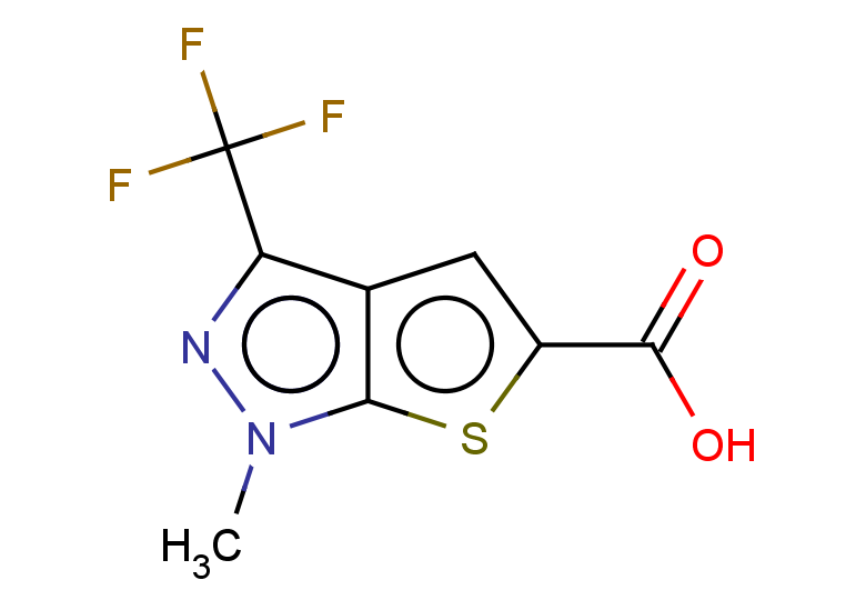 1-methyl-3-(trifluoromethyl)-1H-thieno[2,3-c]pyrazole-5-carboxylic acid