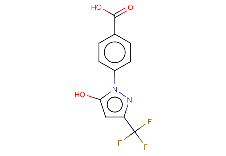 4-[5-hydroxy-3-(trifluoromethyl)-1H-pyrazol-1-yl]benzoic acid