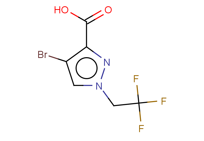 4-bromo-1-(2,2,2-trifluoroethyl)-1H-pyrazole-3-carboxylic acid