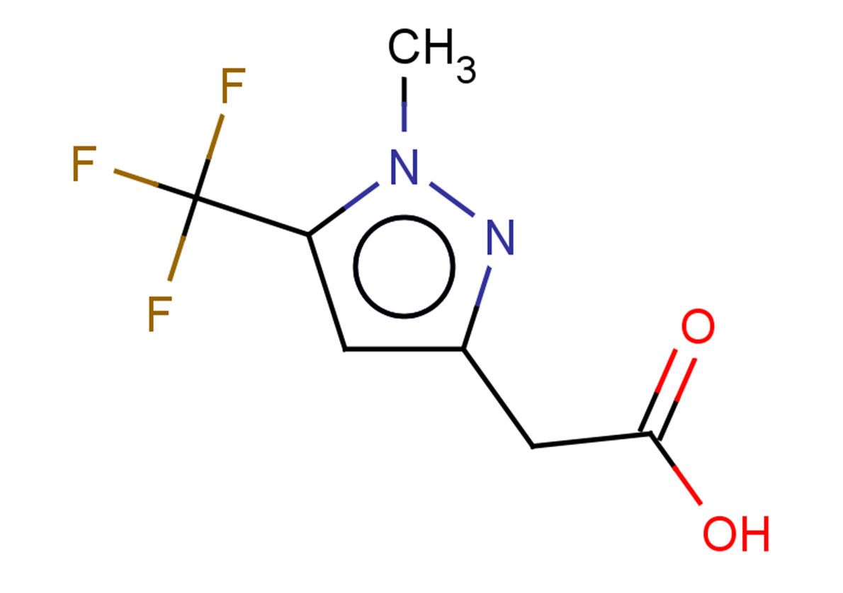 2-[1-methyl-5-(trifluoromethyl)-1H-pyrazol-3-yl]acetic acid