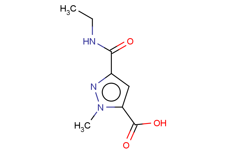 3-(ethylcarbamoyl)-1-methyl-1H-pyrazole-5-carboxylic acid