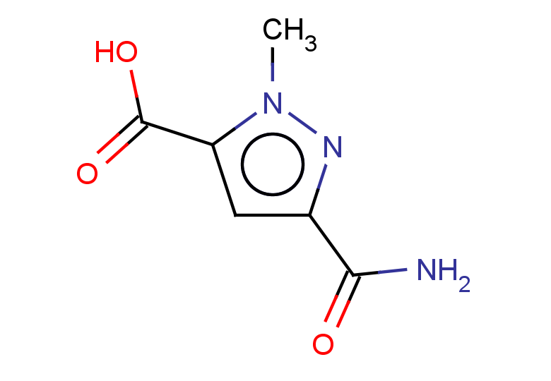 3-carbamoyl-1-methyl-1H-pyrazole-5-carboxylic acid