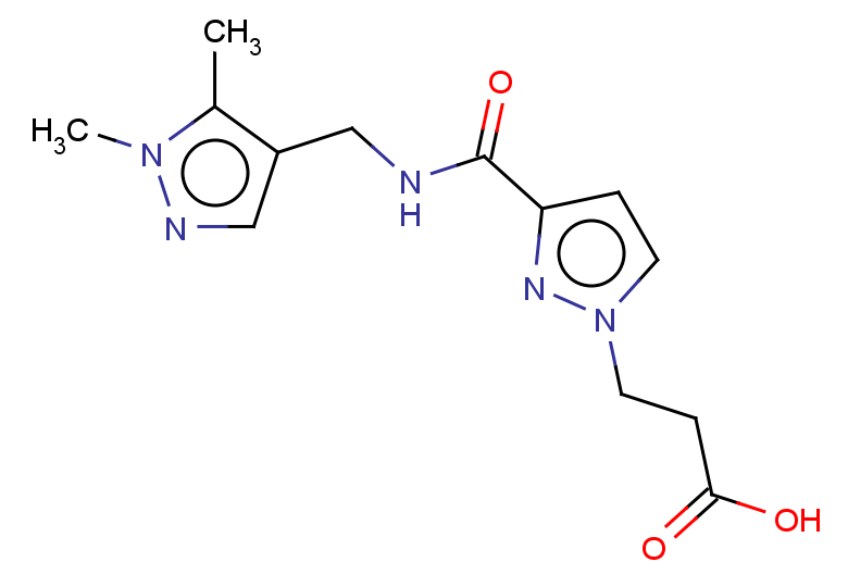 3-(3-{[(1,5-dimethyl-1H-pyrazol-4-yl)methyl]carbamoyl}-1H-pyrazol-1-yl)propanoic acid