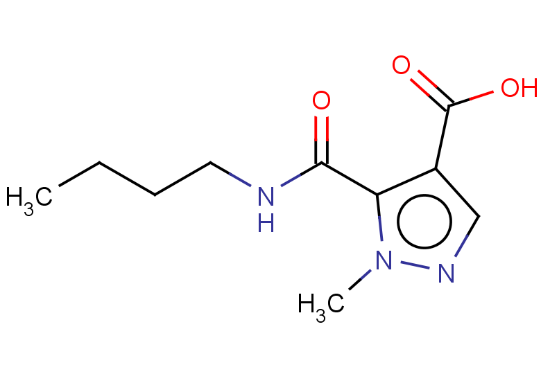 5-(butylcarbamoyl)-1-methyl-1H-pyrazole-4-carboxylic acid