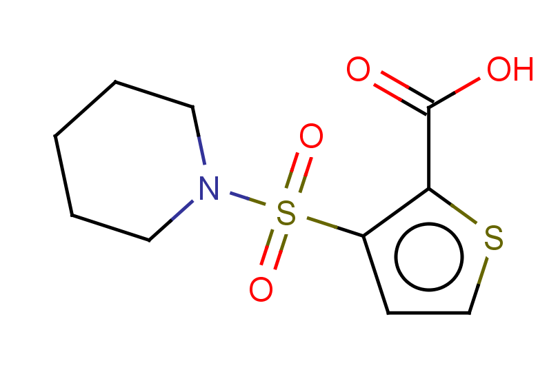 3-(piperidine-1-sulfonyl)thiophene-2-carboxylic acid