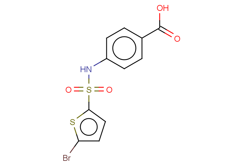 4-(5-bromothiophene-2-sulfonamido)benzoic acid