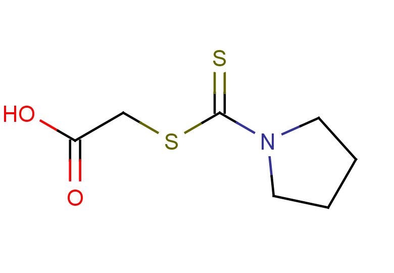 2-(pyrrolidine-1-carbothioylsulfanyl)acetic acid