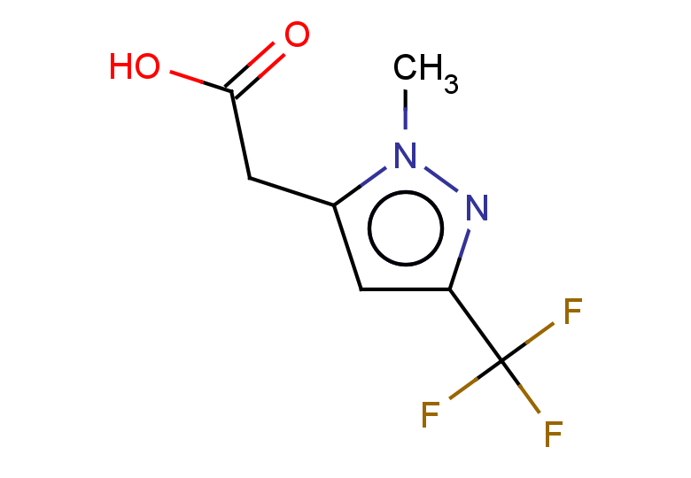2-[1-methyl-3-(trifluoromethyl)-1H-pyrazol-5-yl]acetic acid