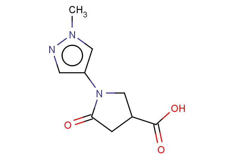 1-(1-methyl-1H-pyrazol-4-yl)-5-oxopyrrolidine-3-carboxylic acid