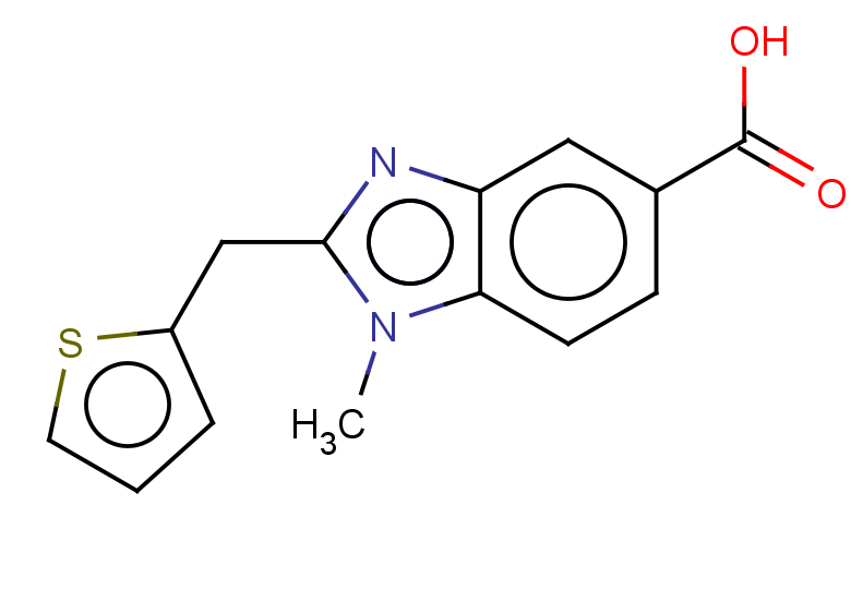 1-methyl-2-[(thiophen-2-yl)methyl]-1H-1,3-benzodiazole-5-carboxylic acid