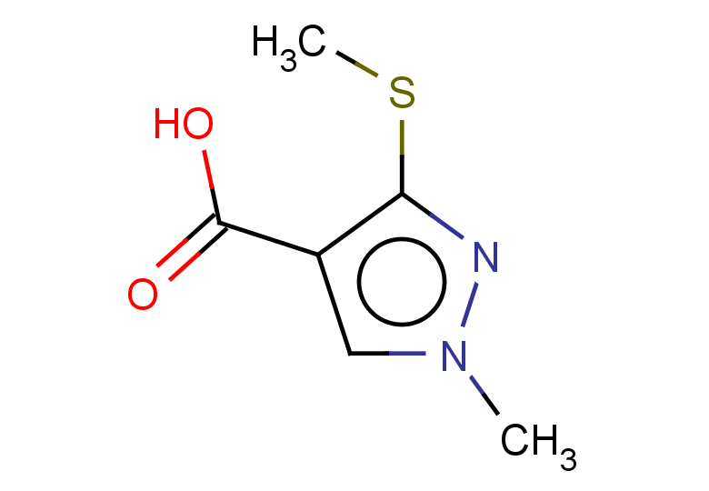 1-methyl-3-(methylsulfanyl)-1H-pyrazole-4-carboxylic acid