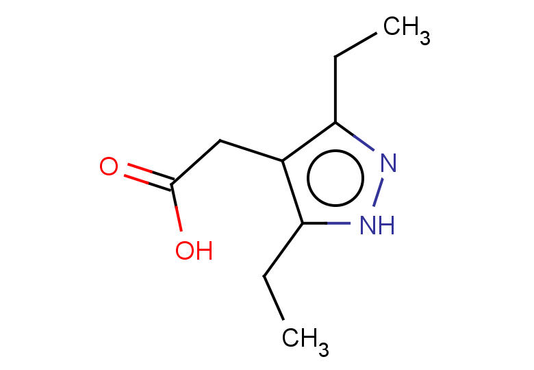 2-(3,5-diethyl-1H-pyrazol-4-yl)acetic acid