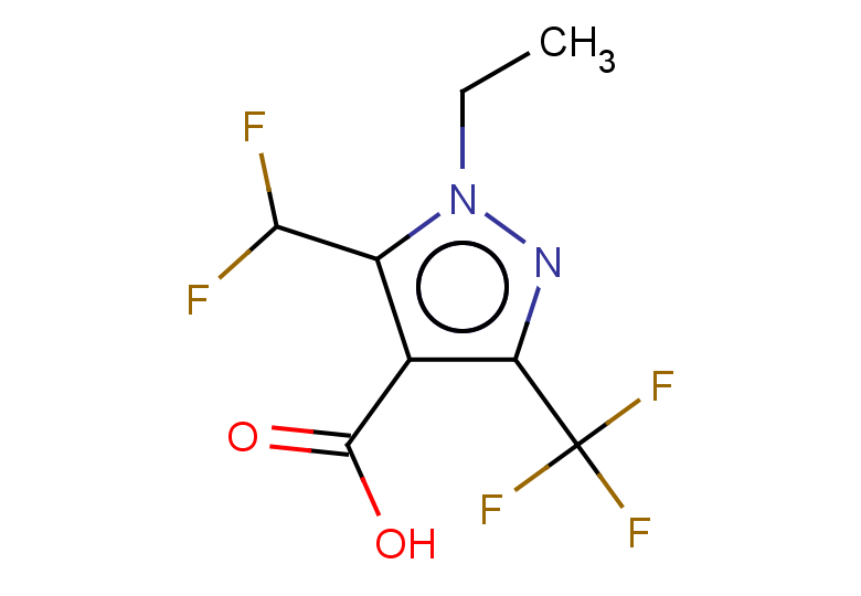 5-(difluoromethyl)-1-ethyl-3-(trifluoromethyl)-1H-pyrazole-4-carboxylic acid