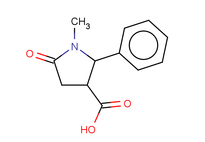 1-methyl-5-oxo-2-phenylpyrrolidine-3-carboxylic acid
