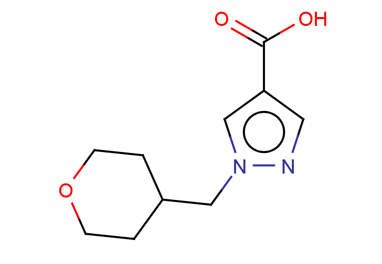 1-[(oxan-4-yl)methyl]-1H-pyrazole-4-carboxylic acid