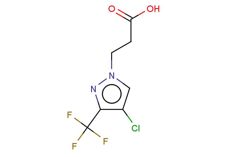 3-[4-chloro-3-(trifluoromethyl)-1H-pyrazol-1-yl]propanoic acid
