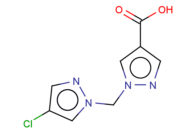 1-[(4-chloro-1H-pyrazol-1-yl)methyl]-1H-pyrazole-4-carboxylic acid