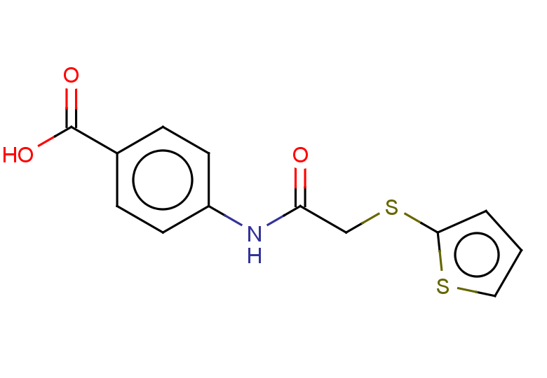 4-[2-(thiophen-2-ylsulfanyl)acetamido]benzoic acid