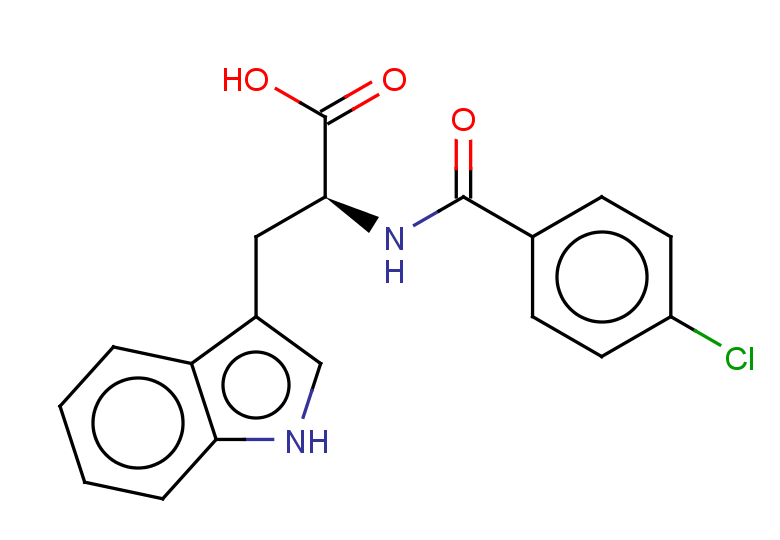 (2S)-2-[(4-chlorophenyl)formamido]-3-(1H-indol-3-yl)propanoic acid