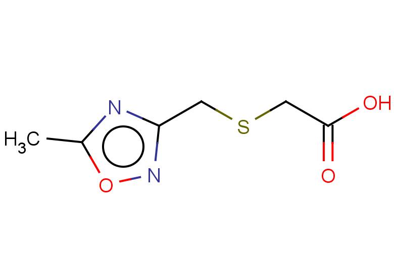 2-{[(5-methyl-1,2,4-oxadiazol-3-yl)methyl]sulfanyl}acetic acid