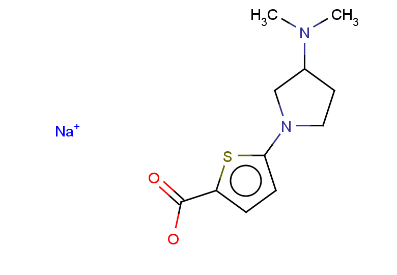 sodium 5-[3-(dimethylamino)pyrrolidin-1-yl]thiophene-2-carboxylate