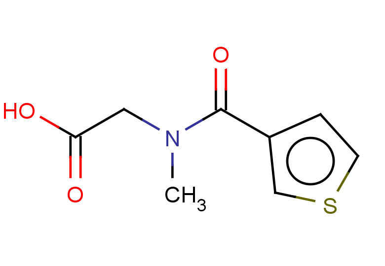 2-(N-methyl-1-thiophen-3-ylformamido)acetic acid