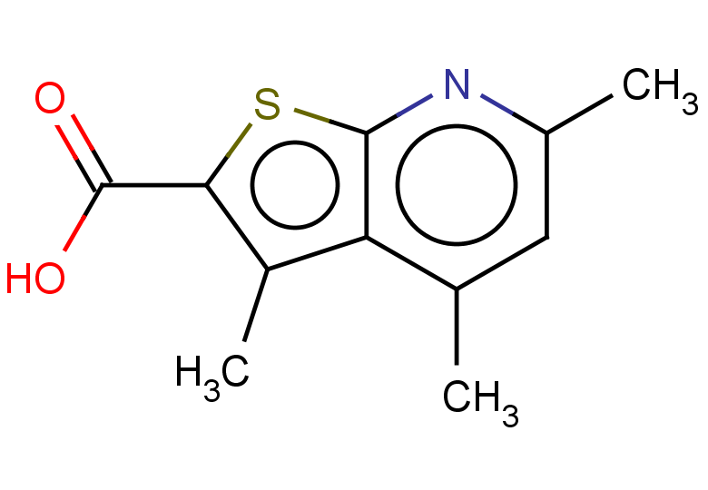 3,4,6-trimethylthieno[2,3-b]pyridine-2-carboxylic acid