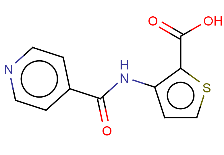 3-(pyridine-4-amido)thiophene-2-carboxylic acid