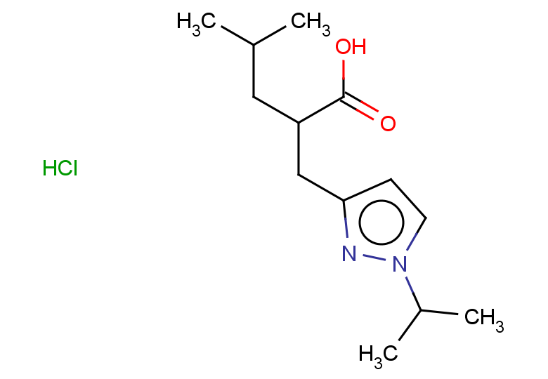4-methyl-2-{[1-(propan-2-yl)-1H-pyrazol-3-yl]methyl}pentanoic acid hydrochloride
