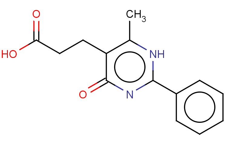 3-(6-methyl-4-oxo-2-phenyl-1,4-dihydropyrimidin-5-yl)propanoic acid
