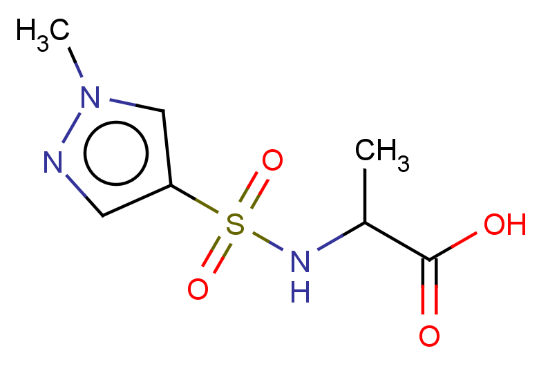 2-(1-methyl-1H-pyrazole-4-sulfonamido)propanoic acid