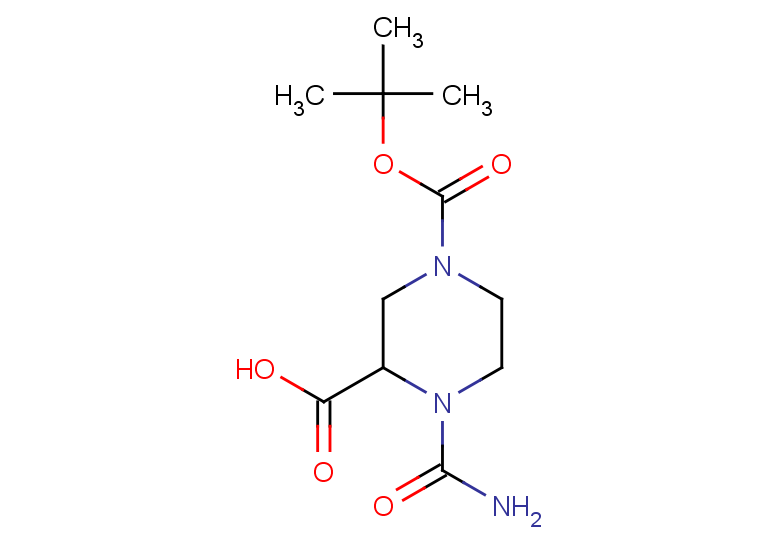 4-[(tert-butoxy)carbonyl]-1-carbamoylpiperazine-2-carboxylic acid