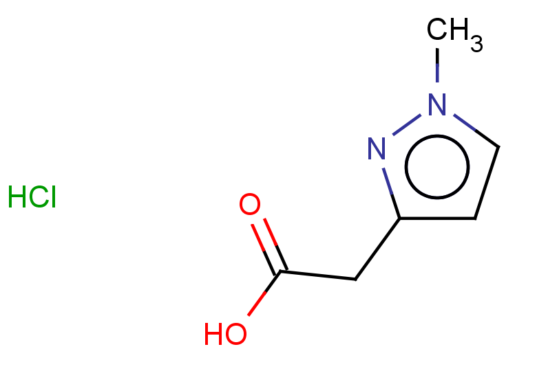 2-(1-methyl-1H-pyrazol-3-yl)acetic acid hydrochloride