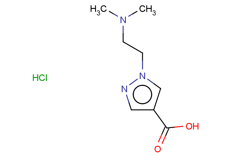 1-[2-(dimethylamino)ethyl]-1H-pyrazole-4-carboxylic acid hydrochloride