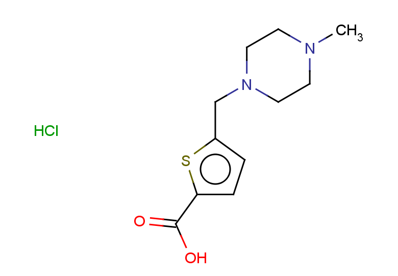 5-[(4-methylpiperazin-1-yl)methyl]thiophene-2-carboxylic acid hydrochloride