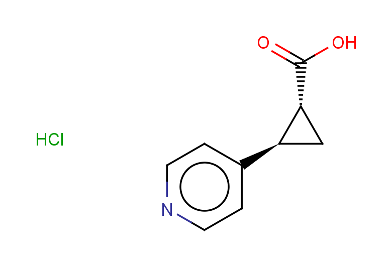 (1R,2R)-2-(pyridin-4-yl)cyclopropane-1-carboxylic acid hydrochloride