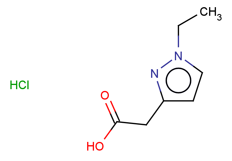 2-(1-ethyl-1H-pyrazol-3-yl)acetic acid hydrochloride
