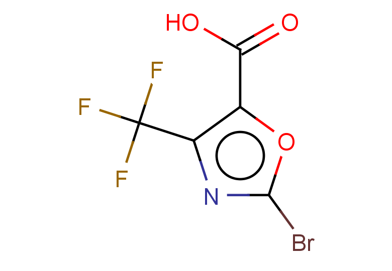 2-bromo-4-(trifluoromethyl)-1,3-oxazole-5-carboxylic acid