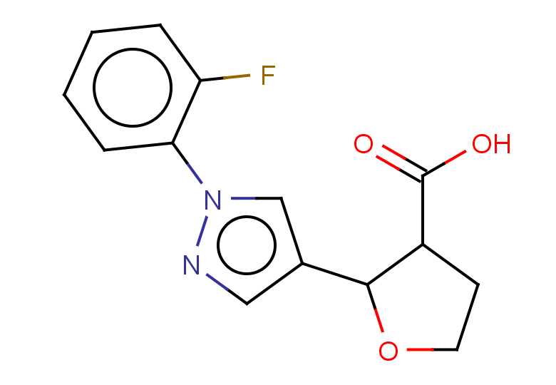 2-[1-(2-fluorophenyl)-1H-pyrazol-4-yl]oxolane-3-carboxylic acid