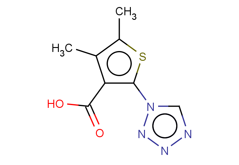 4,5-dimethyl-2-(1H-1,2,3,4-tetrazol-1-yl)thiophene-3-carboxylic acid