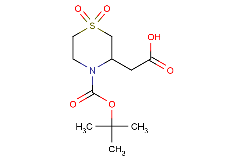 2-{4-[(tert-butoxy)carbonyl]-1,1-dioxo-1lambda6-thiomorpholin-3-yl}acetic acid