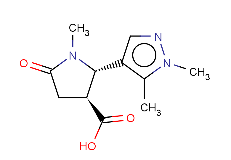 rac-(2R,3R)-2-(1,5-dimethyl-1H-pyrazol-4-yl)-1-methyl-5-oxopyrrolidine-3-carboxylic acid, trans