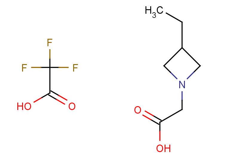 2-(3-ethylazetidin-1-yl)acetic acid, trifluoroacetic acid
