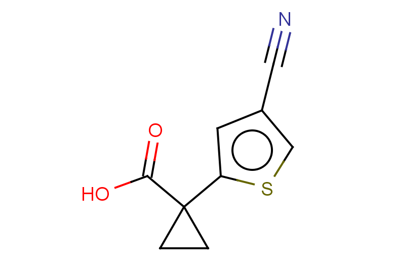 1-(4-cyanothiophen-2-yl)cyclopropane-1-carboxylic acid