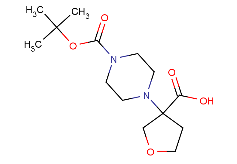 3-{4-[(tert-butoxy)carbonyl]piperazin-1-yl}oxolane-3-carboxylic acid