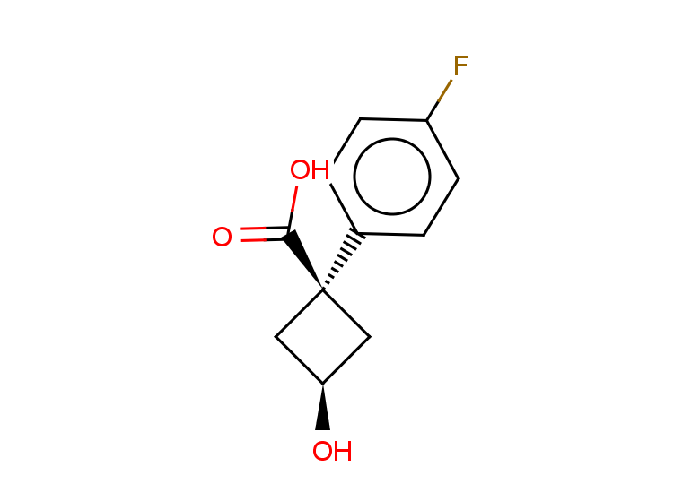 1-(4-fluorophenyl)-3-hydroxycyclobutane-1-carboxylic acid