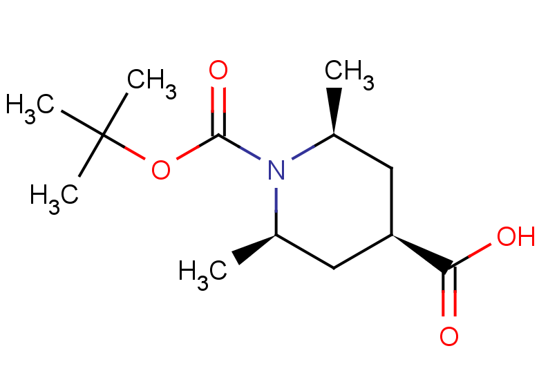 (2S,4R,6R)-1-[(tert-butoxy)carbonyl]-2,6-dimethylpiperidine-4-carboxylic acid