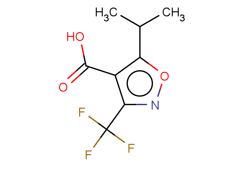 5-(propan-2-yl)-3-(trifluoromethyl)-1,2-oxazole-4-carboxylic acid