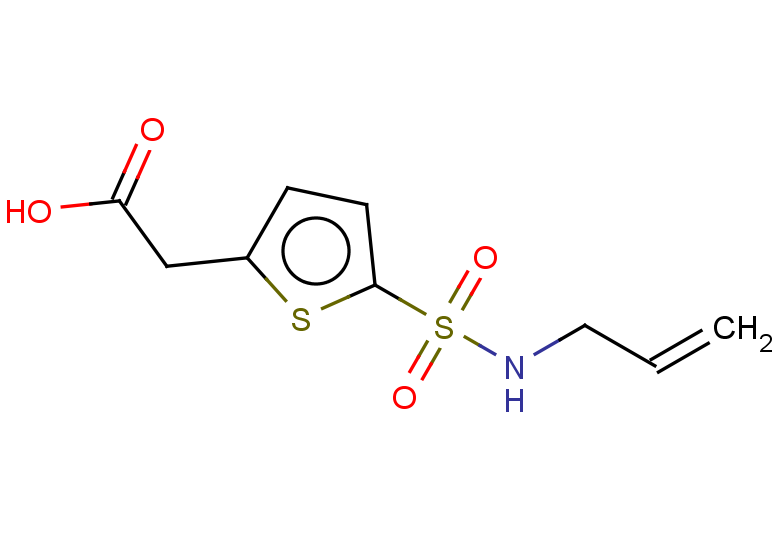2-[5-(prop-2-enylsulfamoyl)thiophen-2-yl]acetic acid